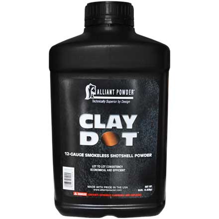 Alliant Clay Dot Smokeless Shotshell Poudre (3.7 Kg)