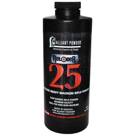 Alliant Reloder 25 Smokeless Heavy Magnum Rifle Poudre (0.5Kg)