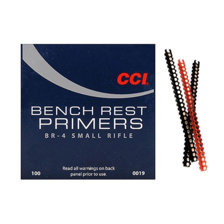 Amorces CCI Small Rifle Benchrest BR4 | 1,000 Unités