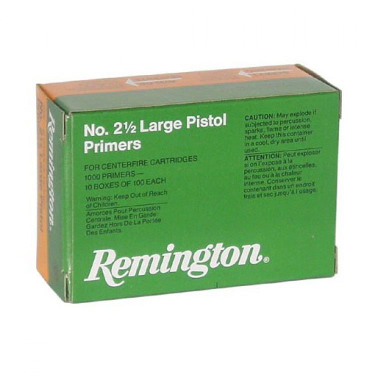 Amorces Remington #5 1/2 Small Pistol Magnum | 1,000 Unités