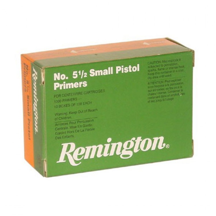 Amorces Remington #1 1/2 Small Pistol | 1,000 Unités